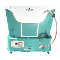 Savel Hydrobath Deluxe Twin Tank (Auto-Fill) - Mint Green